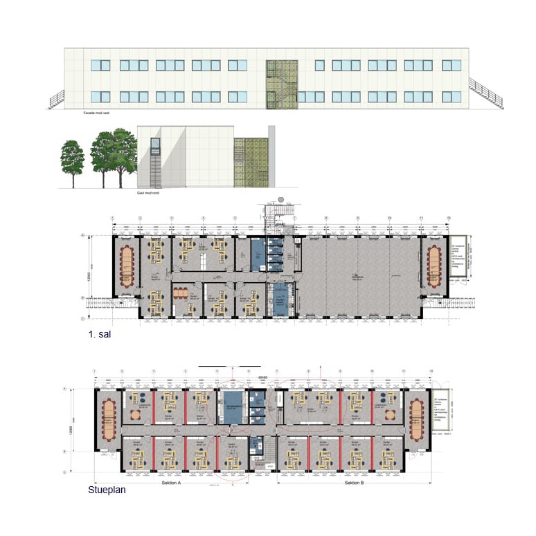 1132 m2 kontor