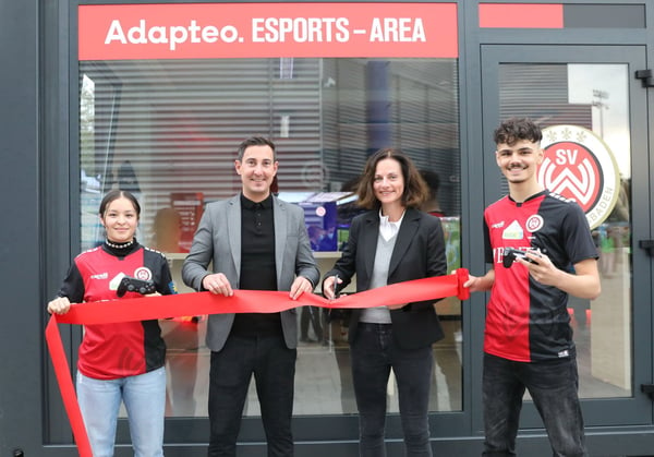 Adapteo wird Namensgeber der neuen eSports-Area an der BRITA Arena in Wiesbaden