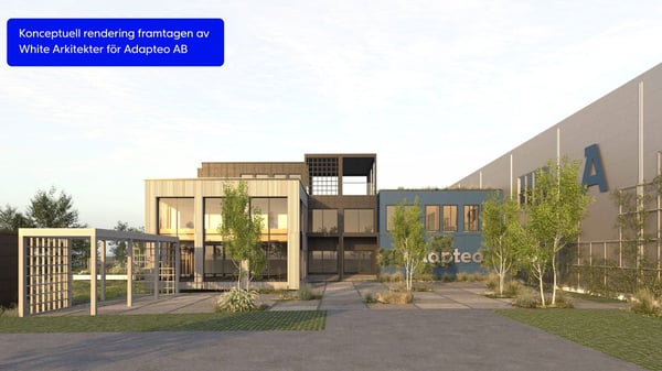 Adapteo bygger ny stor anläggning i Mälardalen