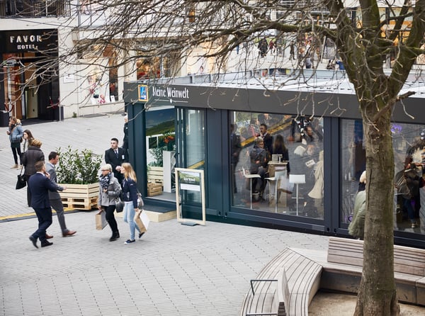 Pop-Up Store für exklusive Weinverkostung